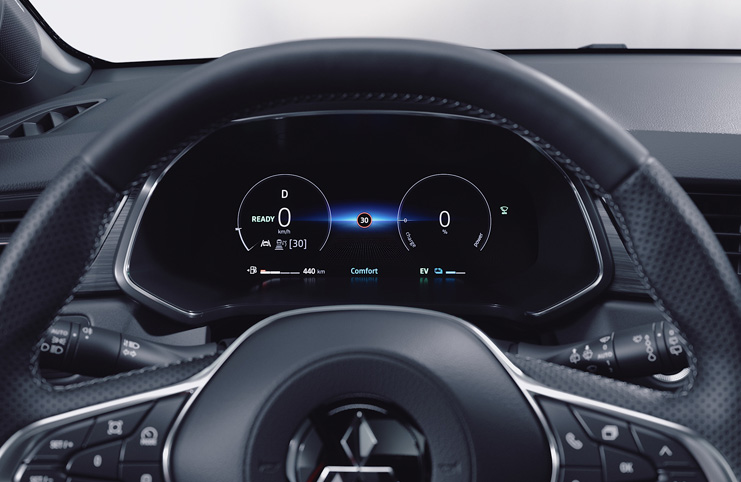 10“ műszerfali kijelző (Digital Driver Display)
