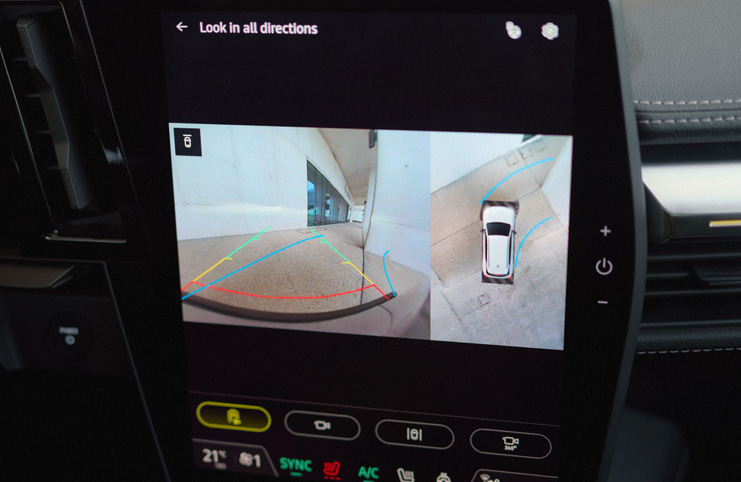 360°-os kamerarendszer [AVM]