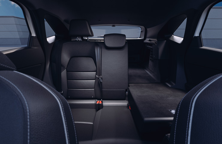 Bővíthető csomagtér Bővíthető csomagtér