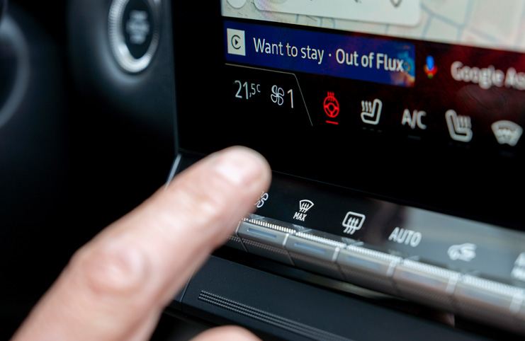 Ülésfűtés és kormányfűtés Ülésfűtés és kormányfűtés