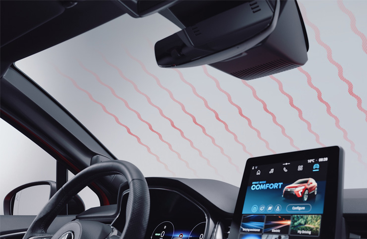 Fűthető első szélvédő Fűthető első szélvédő