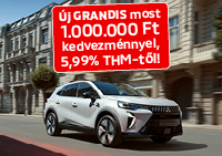 Új Grandis bevezető kedvezménnyel 5,99 THM-től