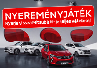 NYEREMÉNYJÁTÉK – Nyerje vissza Mitsubishi-je teljes vételárát!