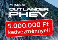 Outlander PHEV most 5.000.000 Ft kedvezménnyel!