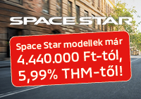 Space Star modellek már 4.440.000,-Ft-tól