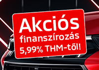 Akciós finanszírozás 5,99% THM-től