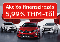 Vásárolja meg új Mitsubishi gépjárművét akár 5,99%-os THM finanszírozással!